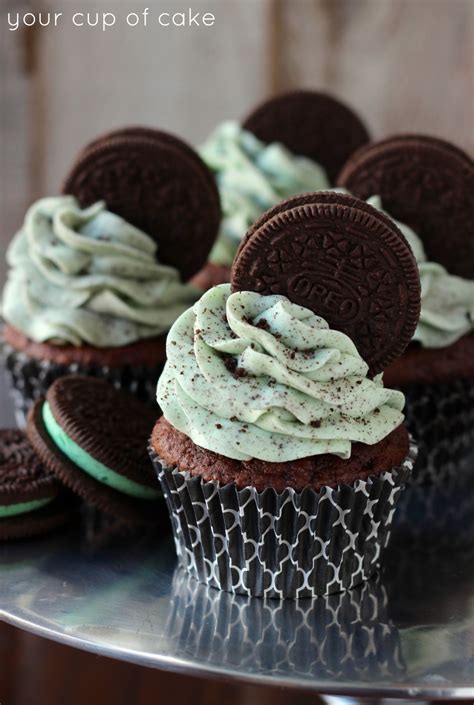 Mint Oreo Cupcakes Your Cup Of Cake