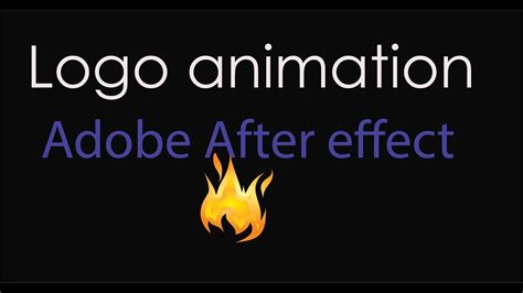 How To Make Quickly A Stunning Text Logo Animation In After Effect