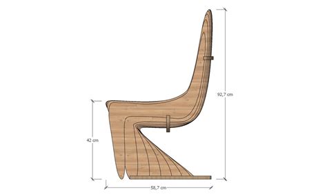 Parametric Chair Design Dxf File Cnc Cut Plywood Chair Custom