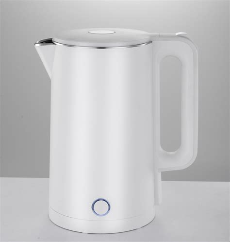 White Color Plastic Electric Kettle With Automatic Power Off Function