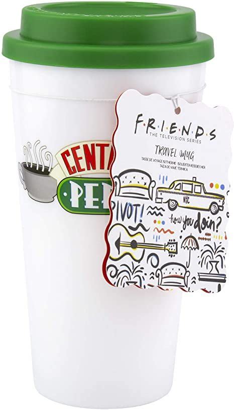 Paladone Friends Tv Show Travel Mug Central Perk Coffee Mug Officially