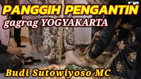 Panggih Pengantin Ringkes Gagrag Yogyakarta Minus Kembar Mayang Live