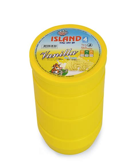 Vanilla Ice Cream 4L - Island Dairies