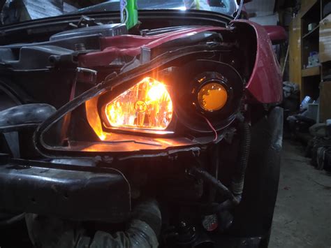 Замена габаритов и подсветка линзы — Peugeot 307, 1,6 л, 2002 года ...