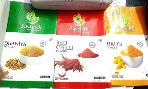 Laminated Spices Packaging Pouch At Rs 201 Kg Spices Packaging Bags