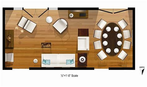 Living Room Dining Room Furniture Placement Layout - HomesCorner.Com