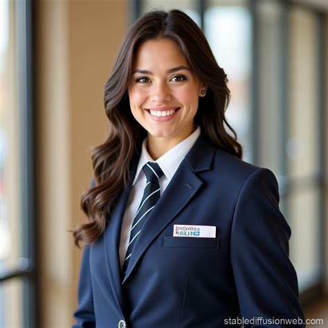 Brunette In Kalin Uniform Stable Diffusion Online