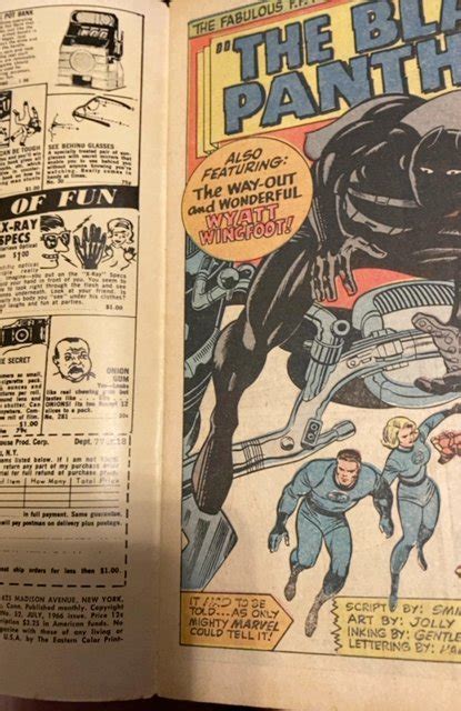 Fantastic Four St App Black Panther Key Issue Comic Books