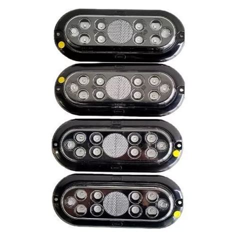 Kit Lanternas Led Carretinha Reboque Cristal Outliers Parcelamento