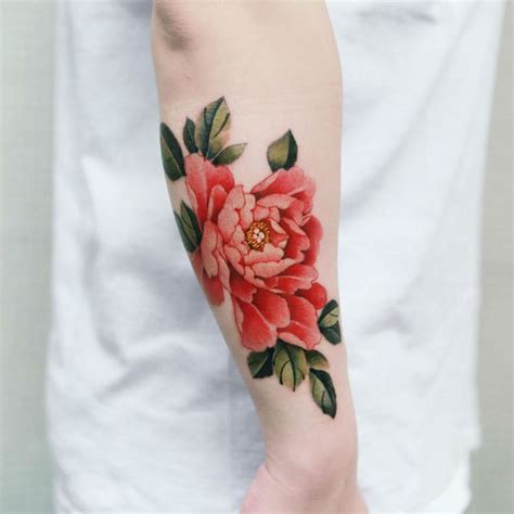 korean national flower tattoo - Alfredia Phan