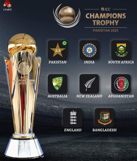 ICC Champions Trophy 2025 Info Schedule Venues Teams And More