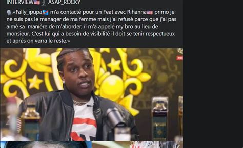 Faux Fally Ipupa Na Pas Contact Asap Rocky Pour Solliciter Un