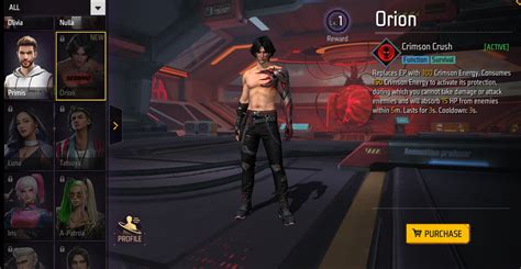 orion character  vengeful beast bundle   fire max
