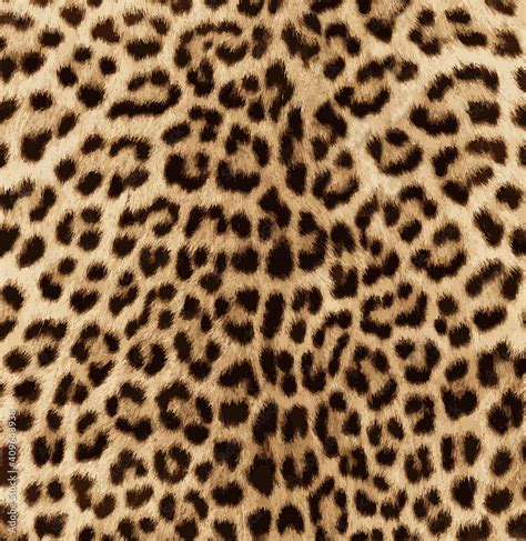 Seamless Leopard Texture Animal Print Stock Illustration Adobe Stock