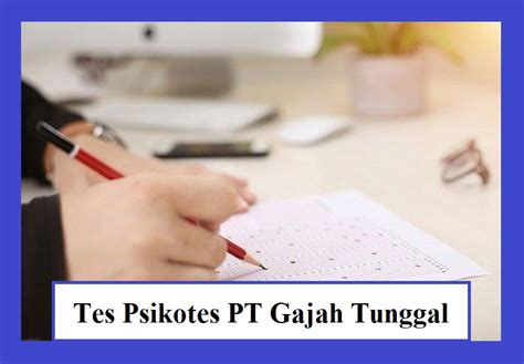 Kisi Kisi Lengkap Soal Psikotes Pt Gajah Tunggal Tbk