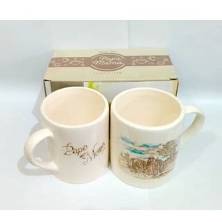 Jual Mug Gelas Couple Keramik Cangkir Papa Mama CLASSIC STD 1 Set 2