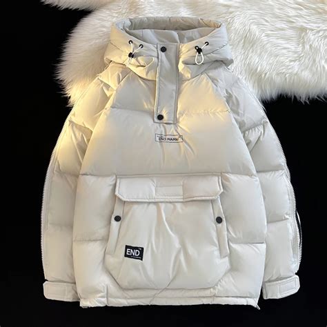 Down Coats For Men Winter Luxury High Quality White Duck Pullover Down