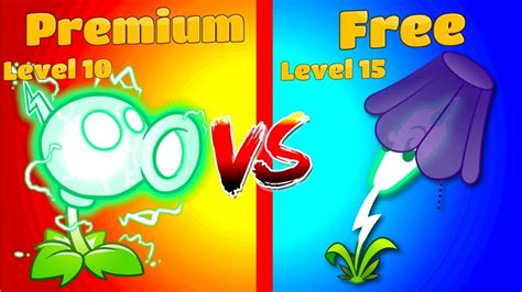 Plants Vs Zombies 2 Mod Electric Pea 10 Vs Lightning Reed 15 Level From