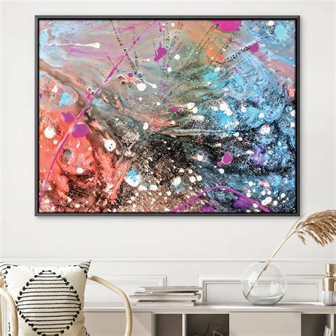 Paint Splatter Canvas – ClockCanvas