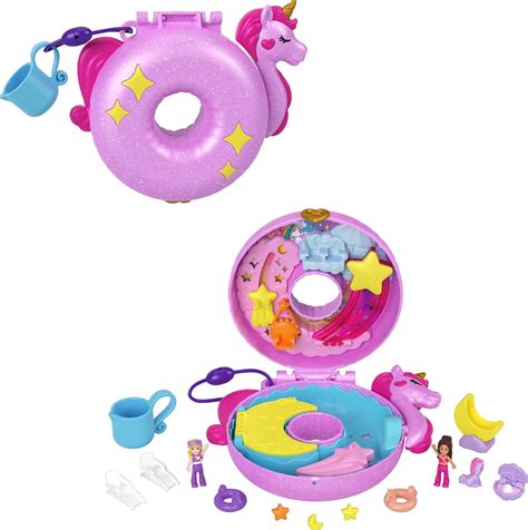 Amazon Polly Pocket Sparkle Cove Adventure Unicorn Floatie Compact