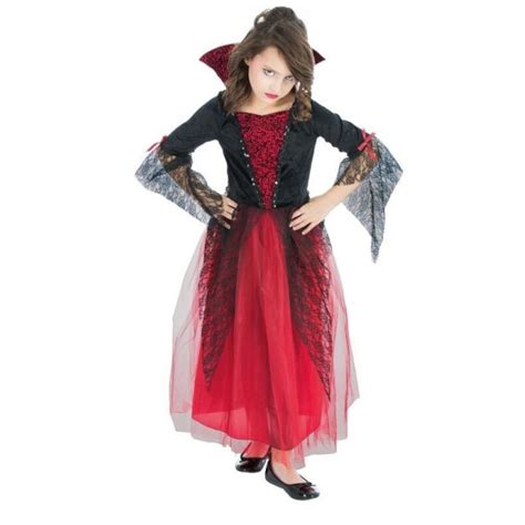 D Guisement Vampiresse Enfant Costume Halloween Pour Fille Pas Cher