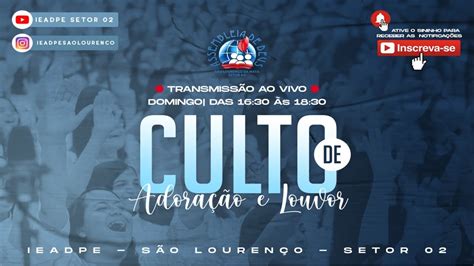 Live Cruzada Evangel Stica Boa Nova Ieadpe S O Louren O