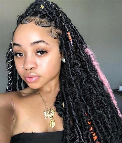 The Original Baddies Post 🦄🦋🖤 On Instagram “faux Locs 🖤🦋😍 { Tag Them