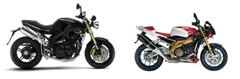 Motorrad Vergleich Triumph Speed Triple Vs Aprilia Rsv