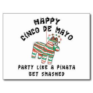 Funny Cinco De Mayo Postcards Postcard Template Designs Cinco De