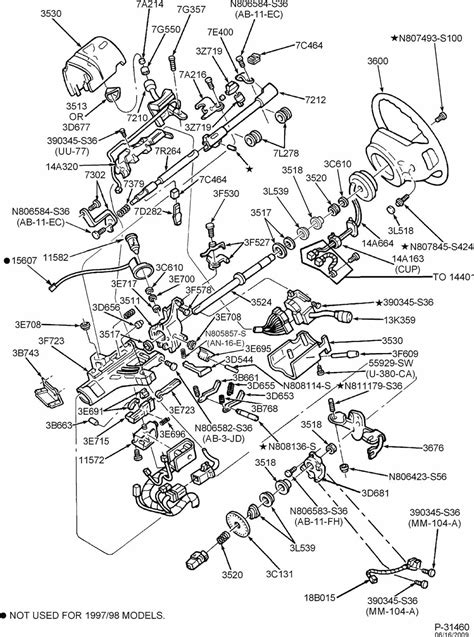 Understanding The Ford F250 Steering Column A Detailed Diagram