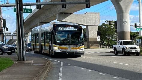 1 01 2023 Honolulu TheBus Route 42 Ewa Beach Arizona Memorial Aloha