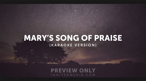 Mary's Song Of Praise - Karaoke Version - Lyric Media Lyric Video ...