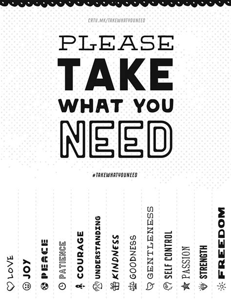 Please Take What You Need - Creative Market Blog