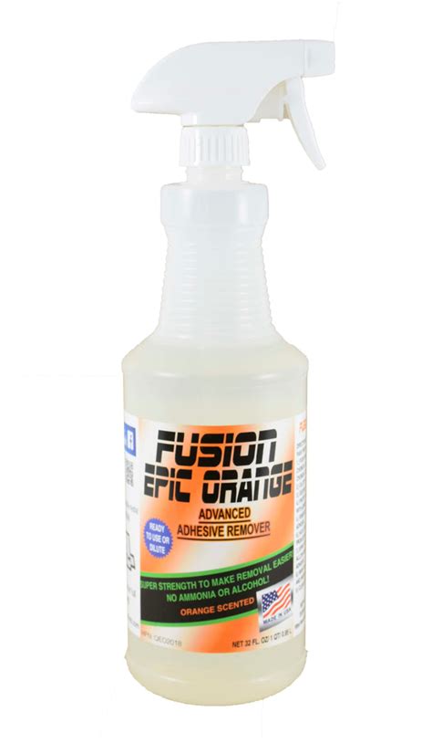 Fusion Epic Orange Adhesive Remover Quart Interwest Tools