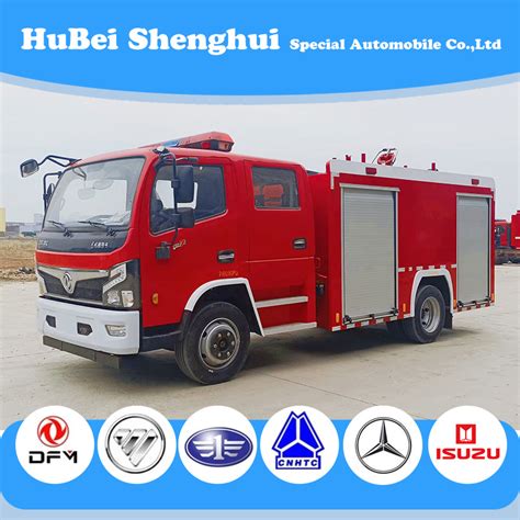 Dongfeng X Wheels Liter Water Tank Fire Fighting Truck Fire