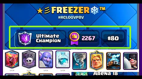 Phoenix Graveyard Freeze Bowler Best Deck Clash Royale Freezer Youtube