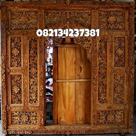 Jual Gebyok Ukir Bali Gebyok Bali Gebyok Full Ukiran Pintu Ukir