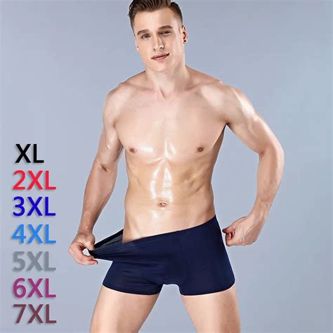 Men Underwear Boxers Plus Size Male Shorts Man Underpants Breathable