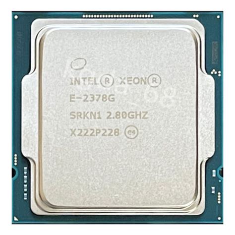 Intel Xeon E-2378G SRKN1 2.80GHz 8-Core 16M C252 C256 80W LGA-1200 CPU ...