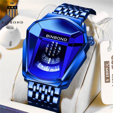 Binbond Watches For Men Fashion Style Motorcycle Concept Watch Advanced