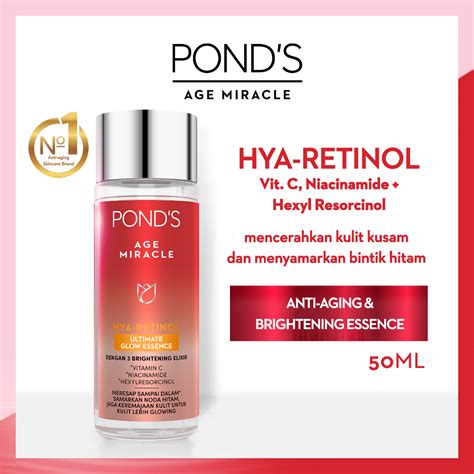 Jual Ponds Age Miracle Hya Retinol Ultimate Glow Essence With Vit C