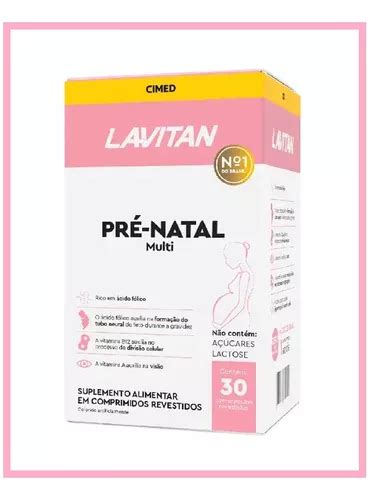 Lavitan Vitaminas Pré natal Multi 30 Comprimidos Cimed Parcelamento