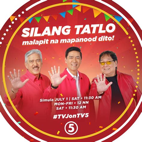 TV5 On Twitter Taas Kamay Ang Excited Nang Mapanood Sina Tito Sotto