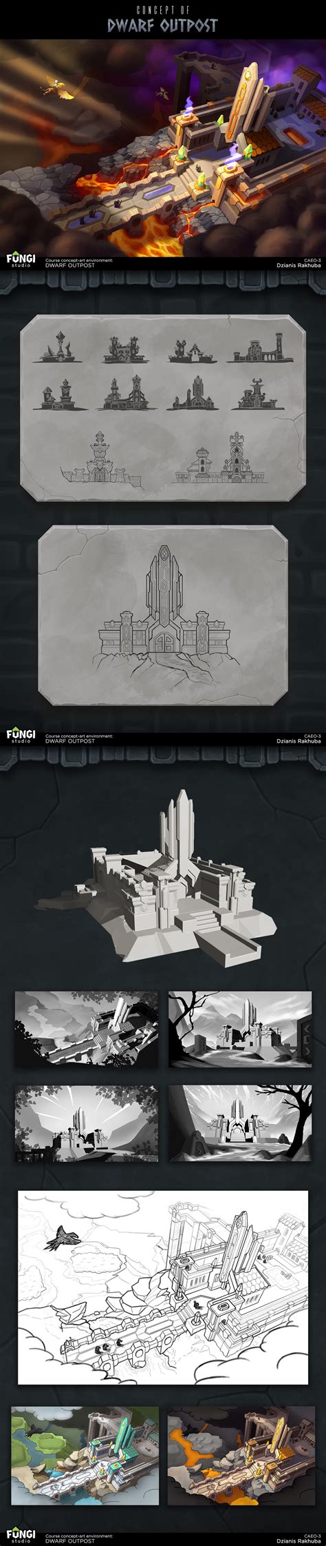 Dwarf Outpost Concept Art :: Behance