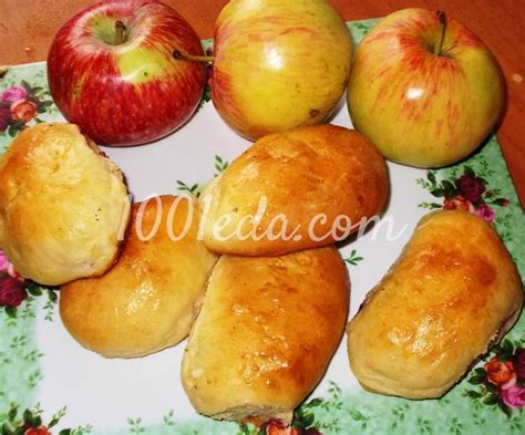 Пирожки с яблоками и корицей - Пирожки в духовке от 1001 ЕДА