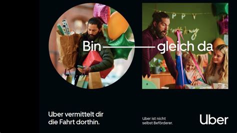 Bin gleich da Uber Kampagne vermittelt gutes Gefühl W V