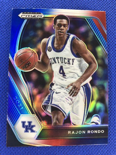 2021 97 Rajon Rondo Panini Prizm Draft Picks Red White Blue Prizm EBay