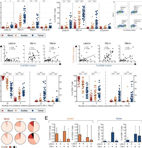 Co Inhibitory Receptor Profiling On Cd And Cd T Cells Isolated From