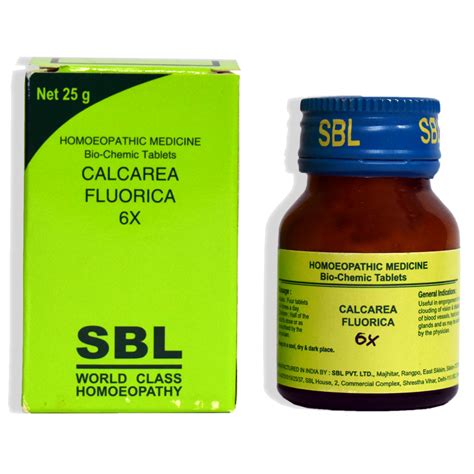 Calcarea Fluorica SBL HOMEOPATHY