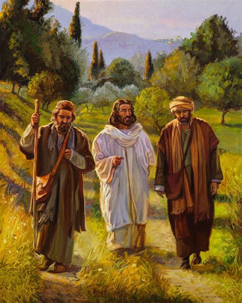 Travelling To Emmaus 1 Gospelimages Bible Images Bible Pictures